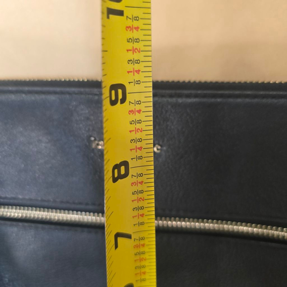 Kate Spade Black Pebbled Leather Crossbody Bag Zip Top Shoulder Purse - Picture 5 of 13